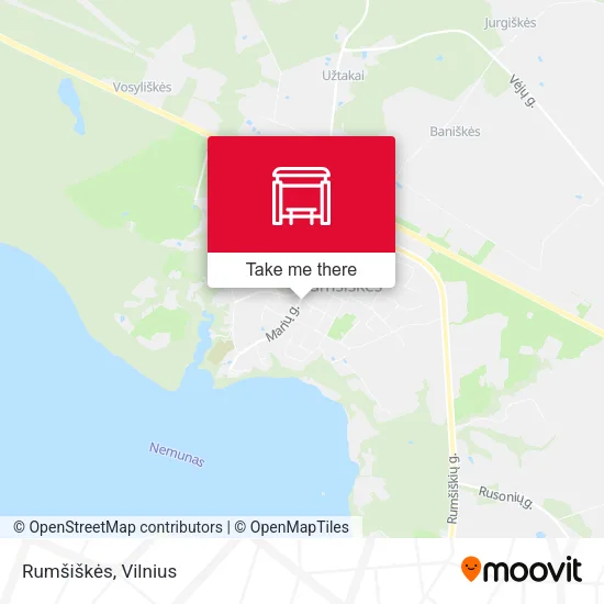 Карта Rumšiškės