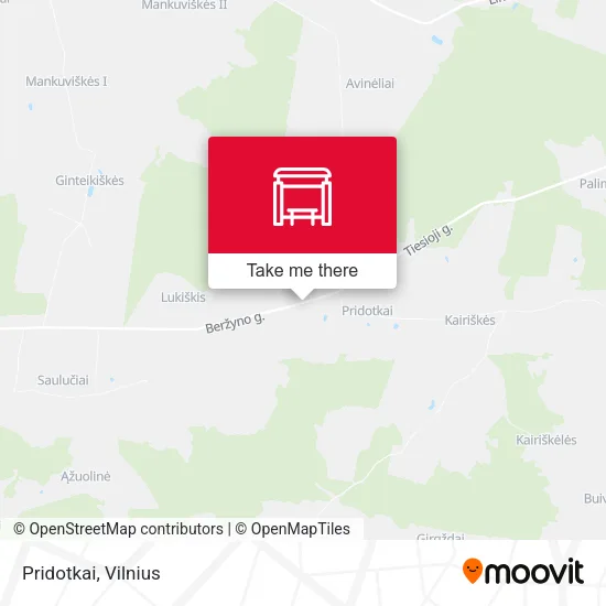 Карта Pridotkai