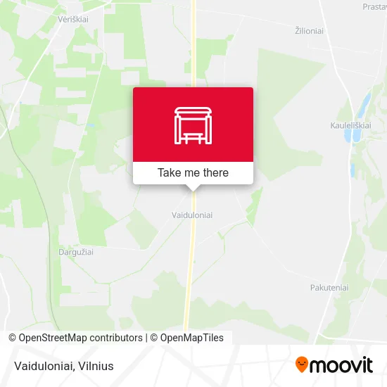 Карта Vaiduloniai