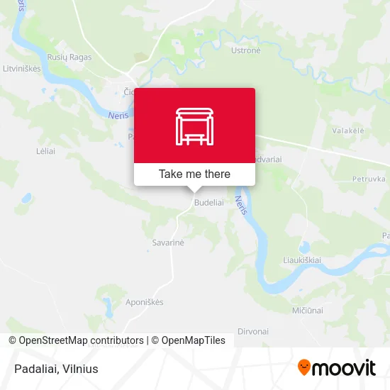 Карта Padaliai