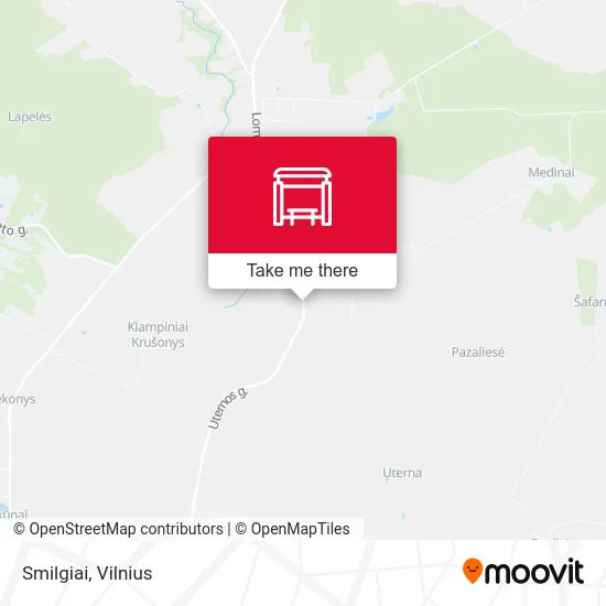 Карта Smilgiai