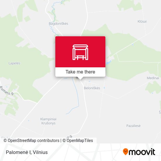 Карта Palomenė I