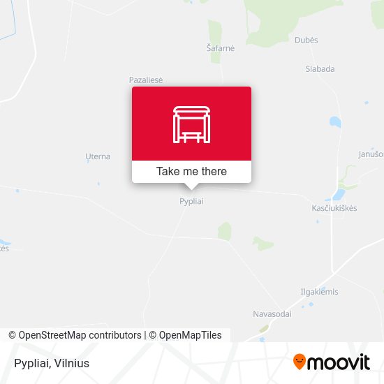 Карта Pypliai