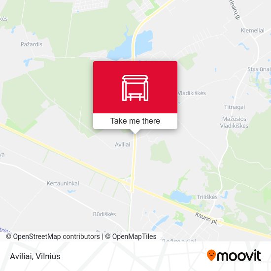 Карта Aviliai