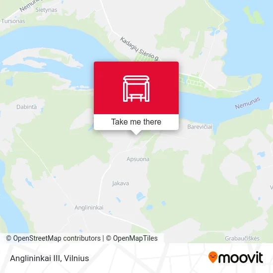 Карта Anglininkai III