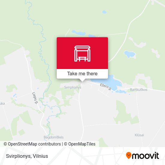 Карта Svirplionys