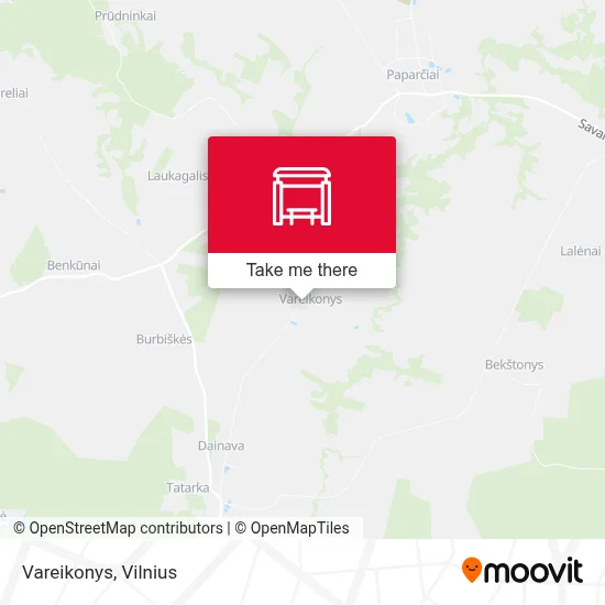 Vareikonys map
