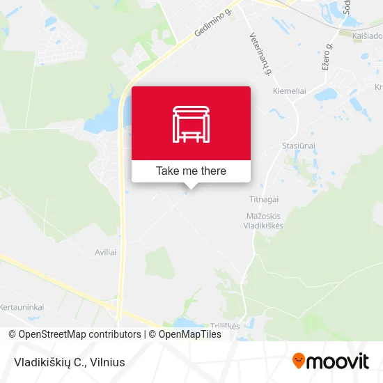 Карта Vladikiškių C.