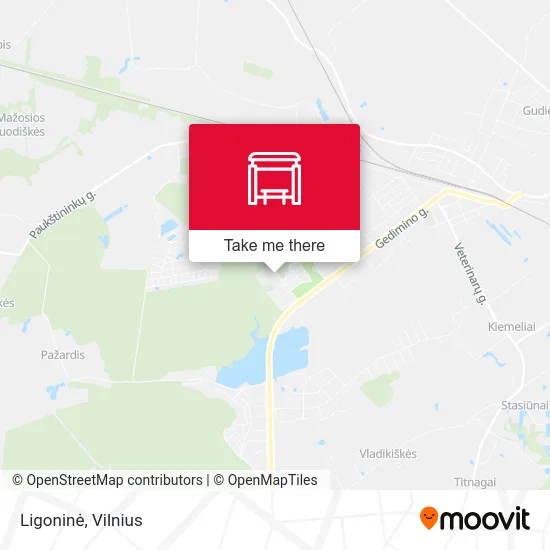 Карта Ligoninė