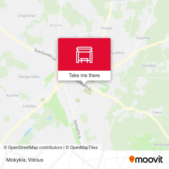 Карта Mokykla