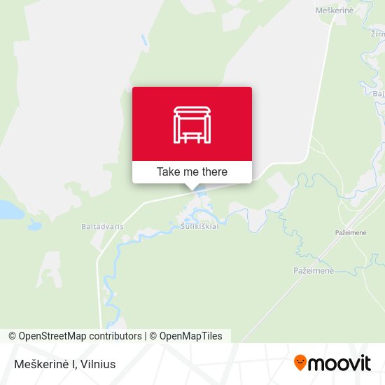Карта Meškerinė I