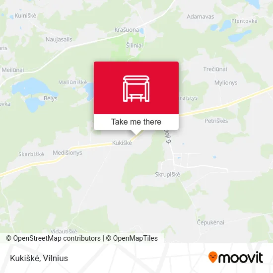 Карта Kukiškė