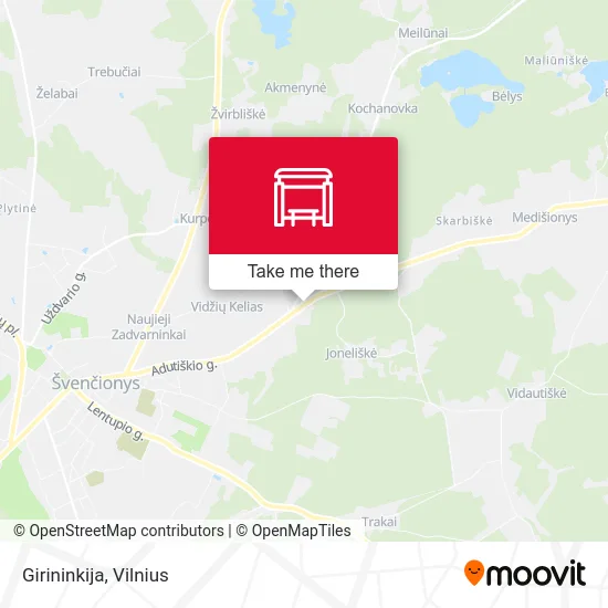Карта Girininkija