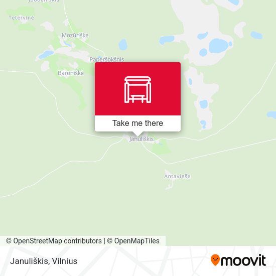 Карта Januliškis