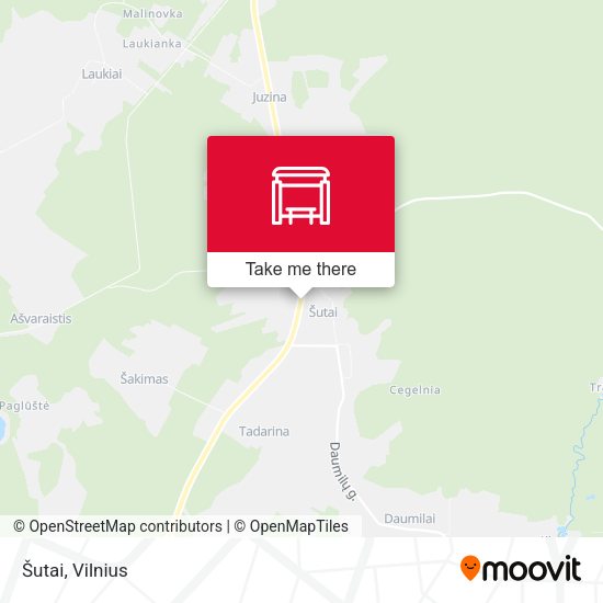 Карта Šutai