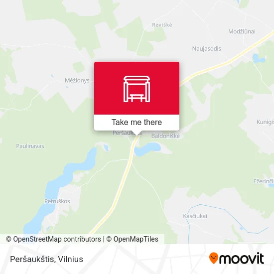 Карта Peršaukštis