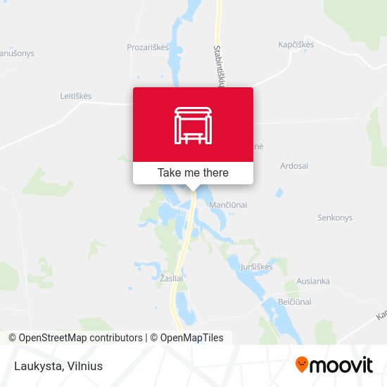 Карта Laukysta