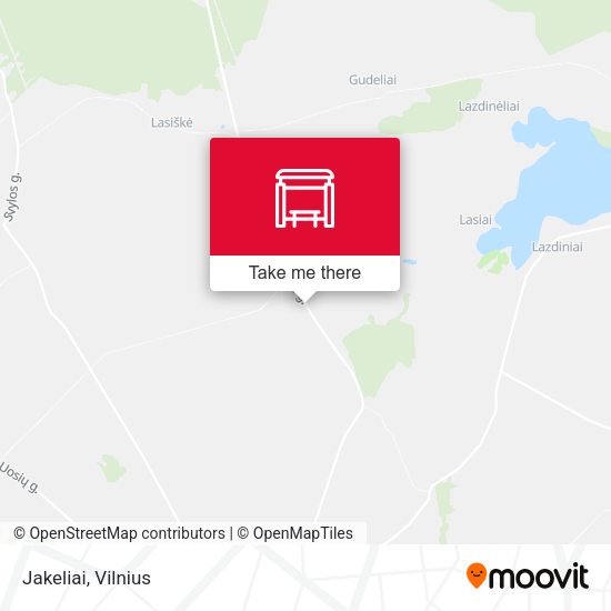 Карта Jakeliai