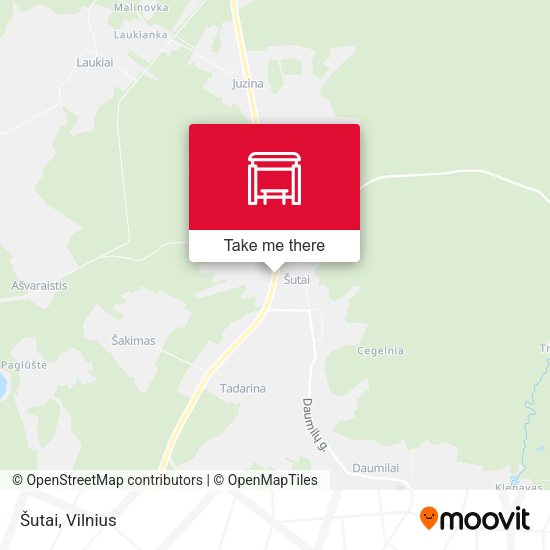 Карта Šutai