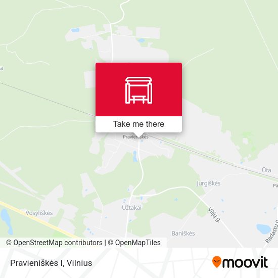 Карта Pravieniškės I