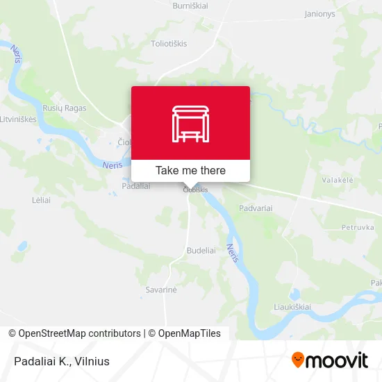 Карта Padaliai K.
