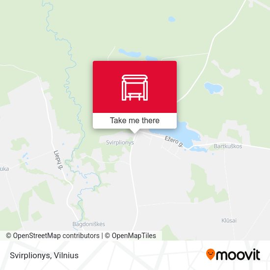 Карта Svirplionys