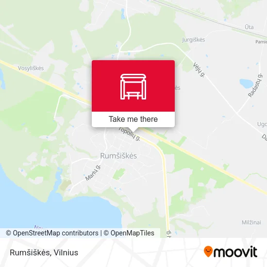 Карта Rumšiškės