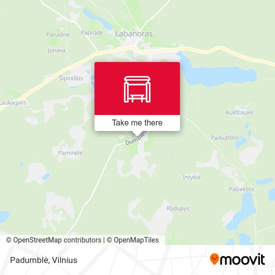 Карта Padumblė