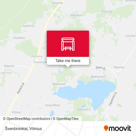 Карта Šventininkai