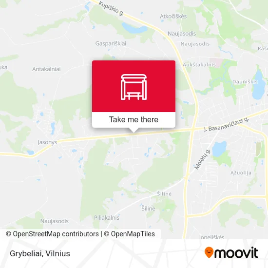 Карта Grybeliai