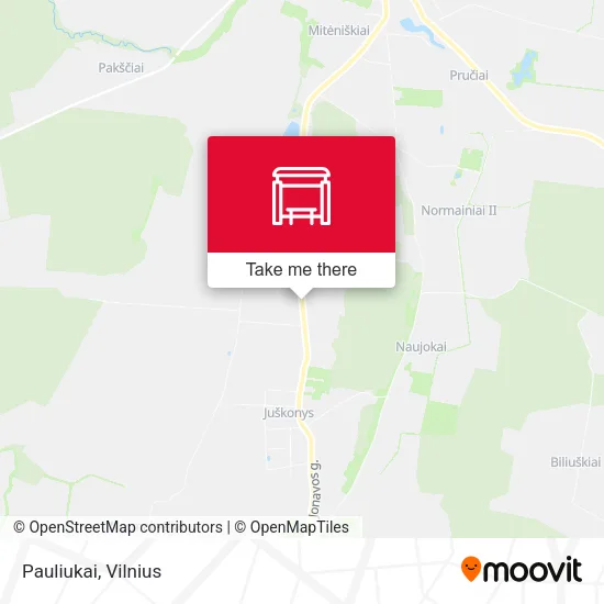 Карта Pauliukai