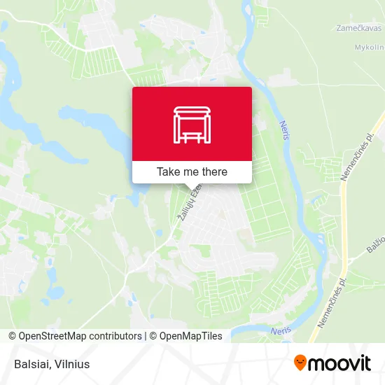 Balsiai map