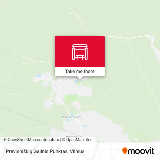 Карта Pravieniškių Galinis Punktas