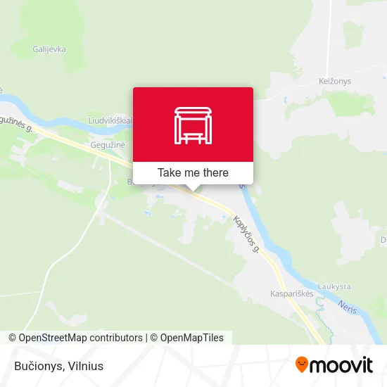 Карта Bučionys