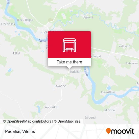 Карта Padaliai