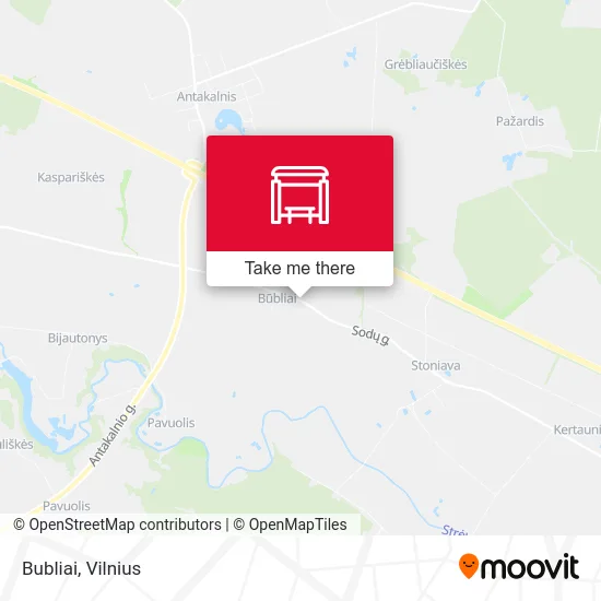 Карта Bubliai
