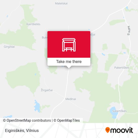 Карта Eiginiškės