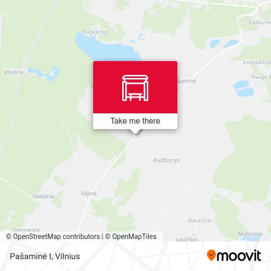 Карта Pašaminė I