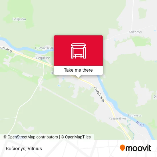 Карта Bučionys