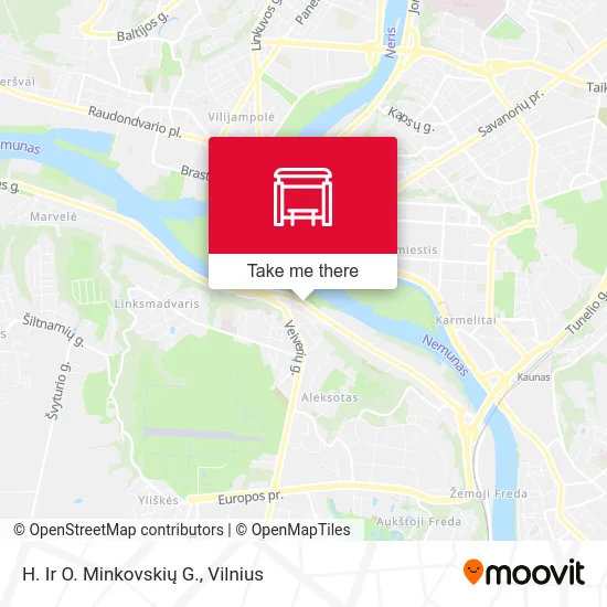 H. Ir O. Minkovskių G. map