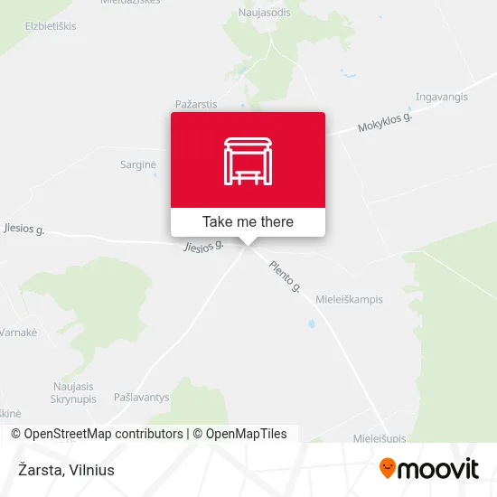 Žarsta map