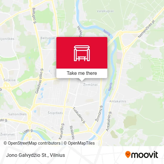Карта Jono Galvydžio St.