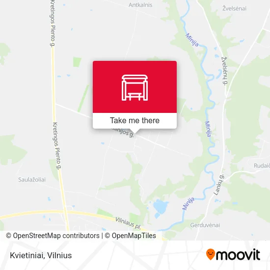 Карта Kvietiniai