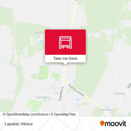 Карта Lapaliai