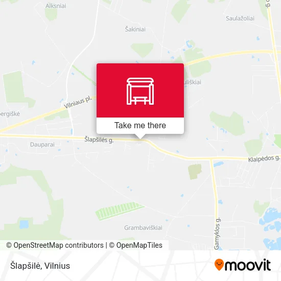 Карта Šlapšilė