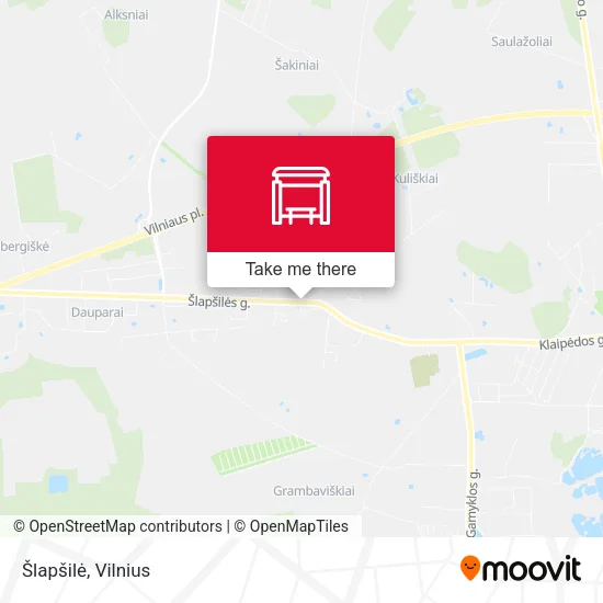 Карта Šlapšilė