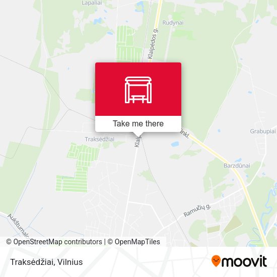 Карта Traksėdžiai