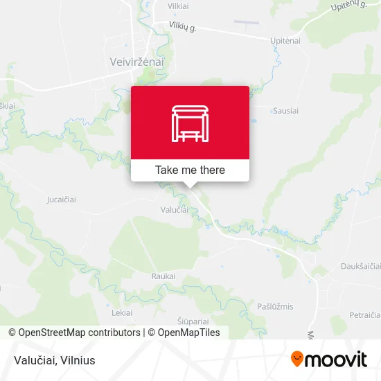 Карта Valučiai