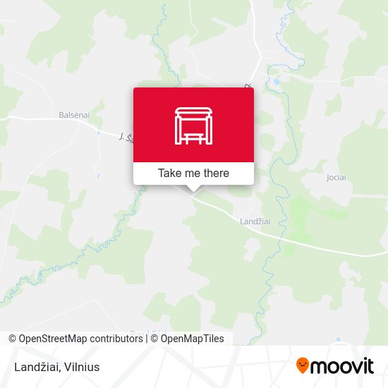 Карта Landžiai