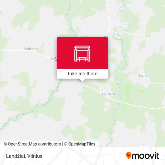Карта Landžiai